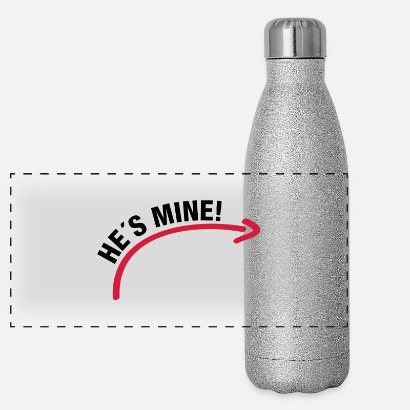 hes_mine_wq2 Gourde isotherme panoramique pailletée 500 ml