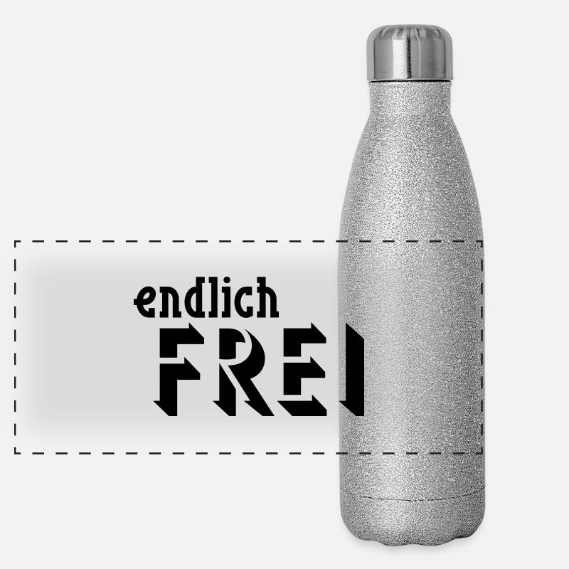endlich FREI Panorama Glitzer Isolierflasche 500 ml