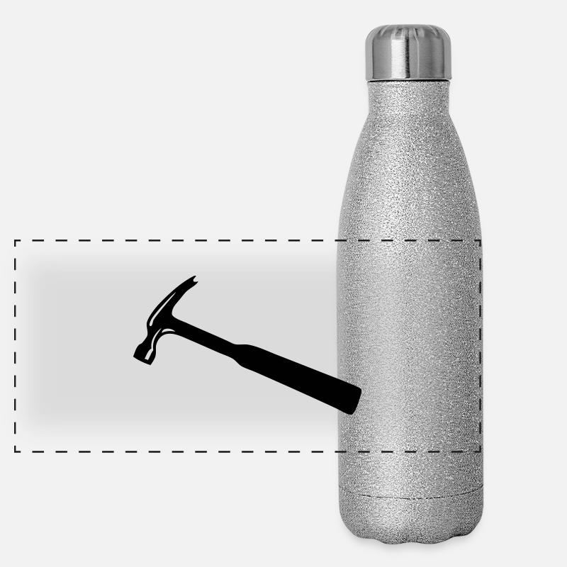 Carpentry Hammer Panoramic Glitter Thermal Bottle 500 ml