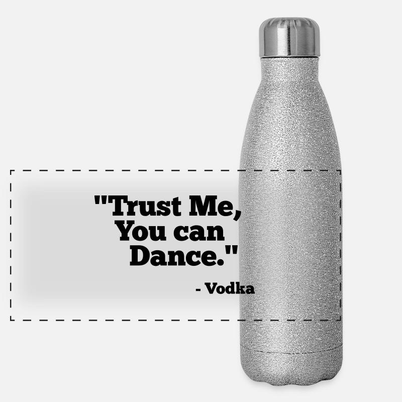 You can Dance - Vodka Panorama Glitzer Isolierflasche 500 ml