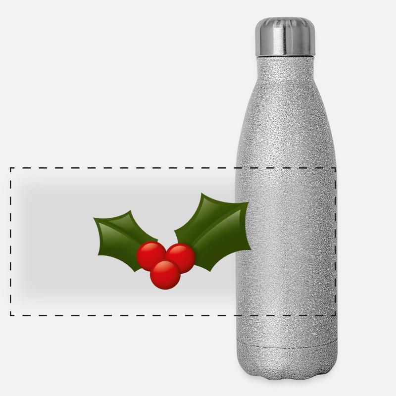 Smiley Holly Panorama Glitzer Isolierflasche 500 ml