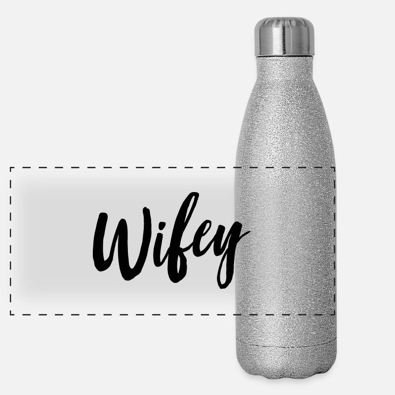 Wifey Panoramic Glitter Thermal Bottle 500 ml