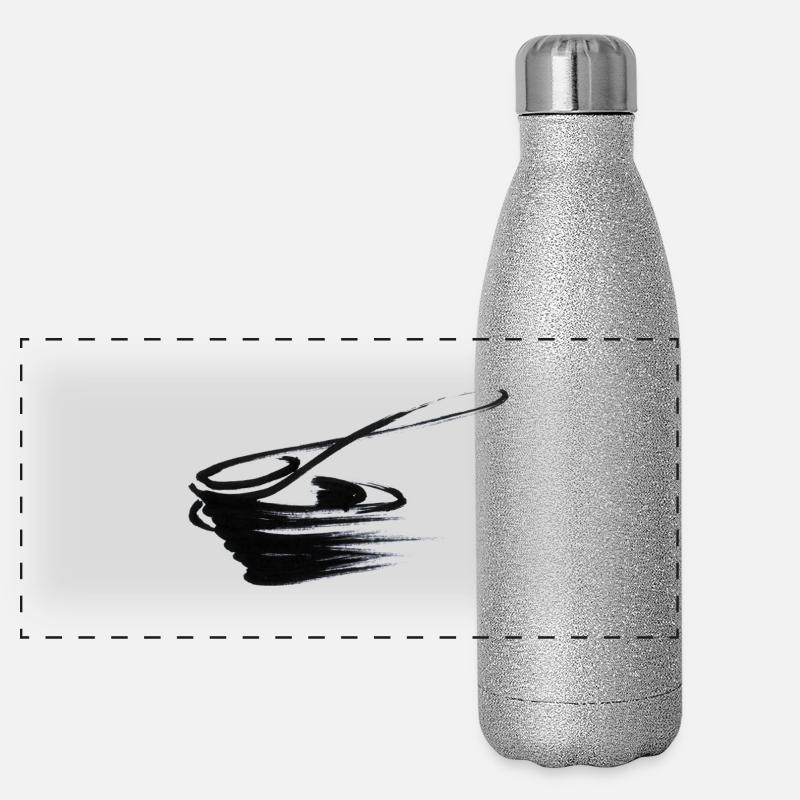 cuillère 01 Gourde isotherme panoramique pailletée 500 ml