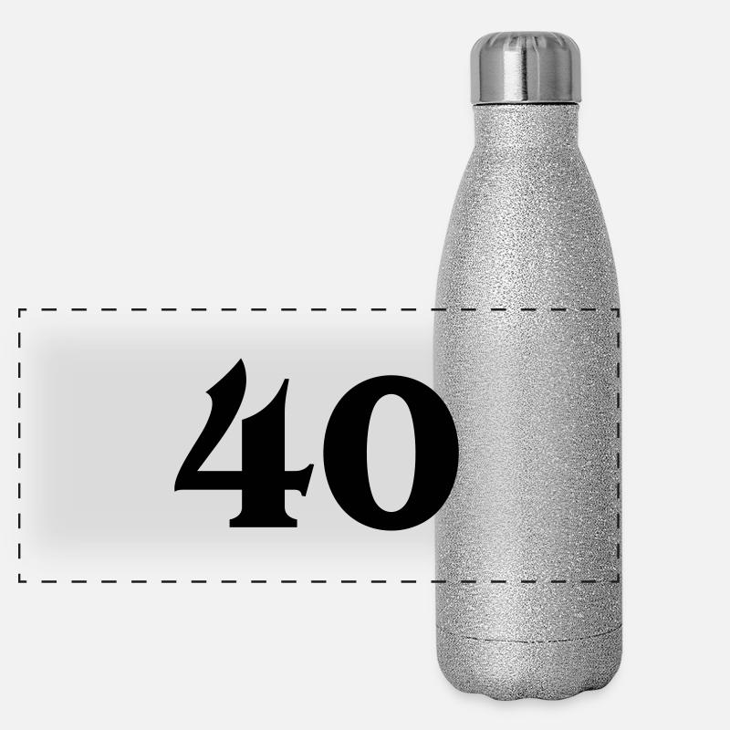 Nombre 40 Gourde isotherme panoramique pailletée 500 ml