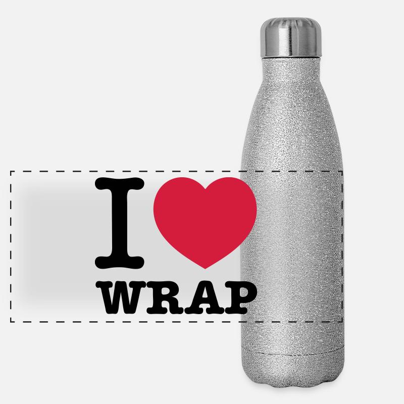 J'adore Wrap Gourde isotherme panoramique pailletée 500 ml