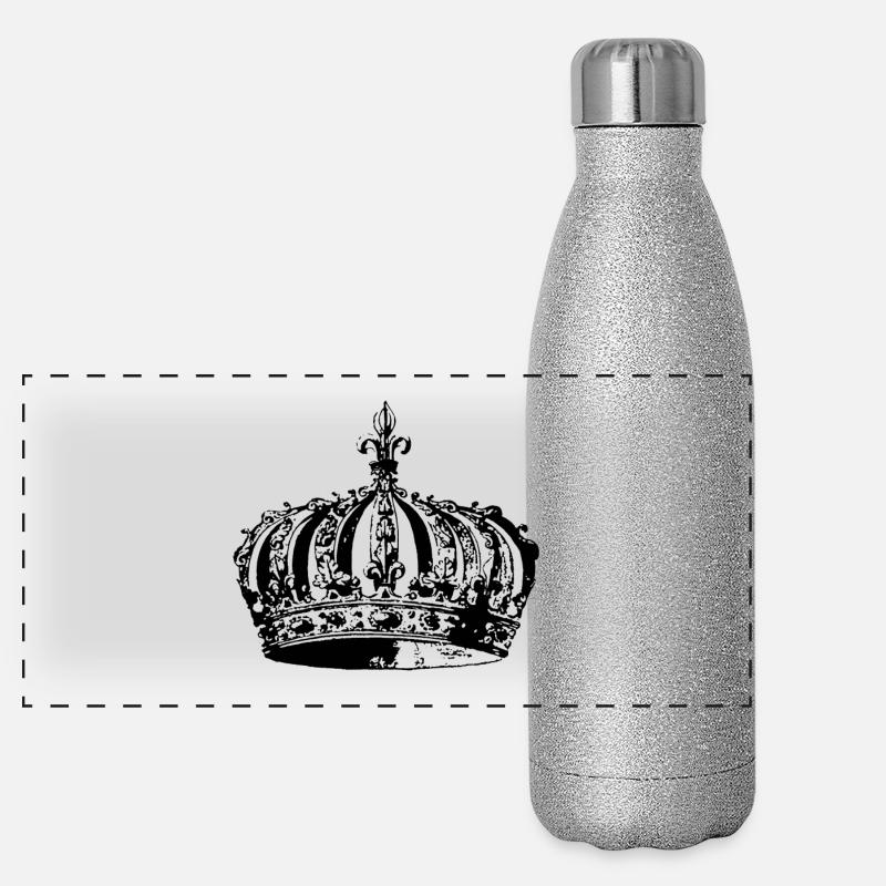 CROWN Gourde isotherme panoramique pailletée 500 ml