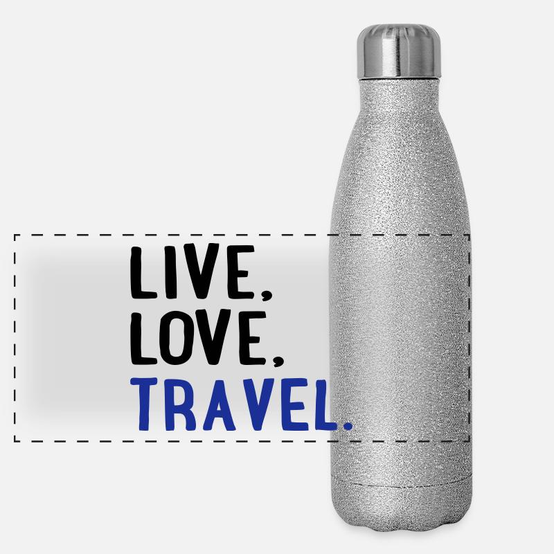 Voyage Gourde isotherme panoramique pailletée 500 ml