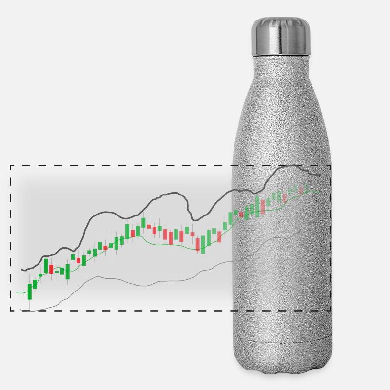 Handel Panorama Glitzer Isolierflasche 500 ml