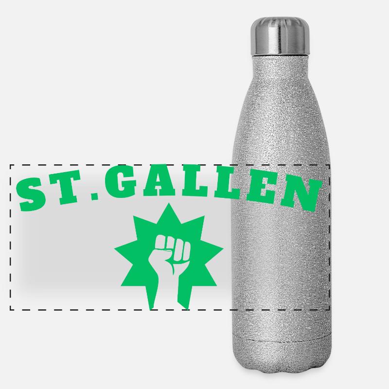 St.Gallen Panorama Glitzer Isolierflasche 500 ml