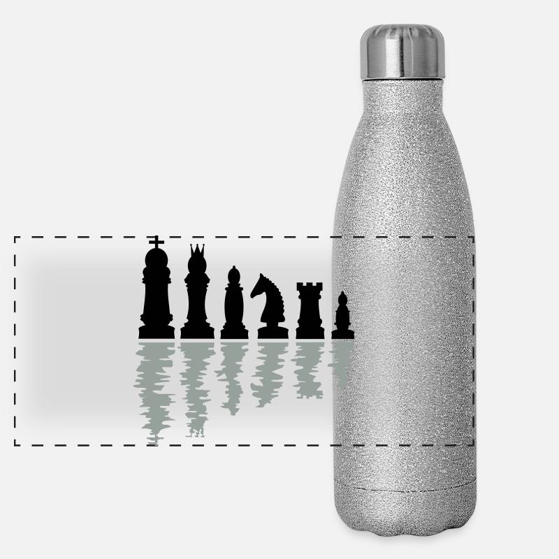 échecs Gourde isotherme panoramique pailletée 500 ml