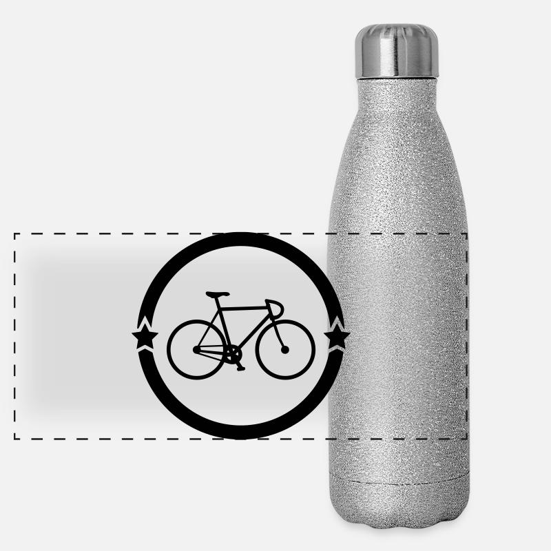 Cyclisme / Cycliste / Vélo / VTT / BMX Gourde isotherme panoramique pailletée 500 ml