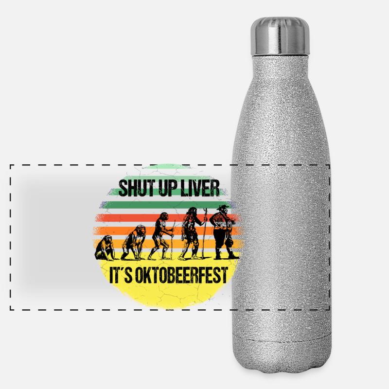 Octobeerfest Evolution – Shut Up Liver Panoramic Glitter Thermal Bottle 500 ml