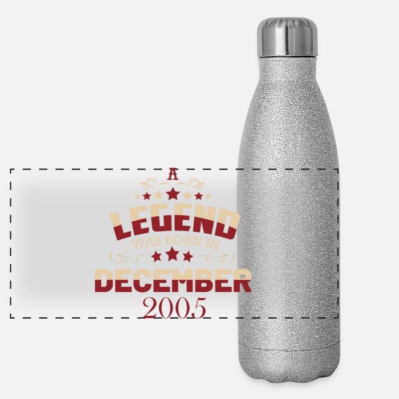 18e anniversaire Légende Décembre 2005 Gourde isotherme panoramique pailletée 500 ml