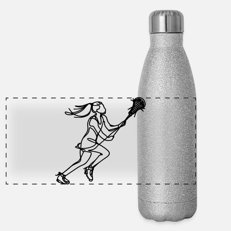 Lacrosse Girls Panoramic Glitter Thermal Bottle 500 ml