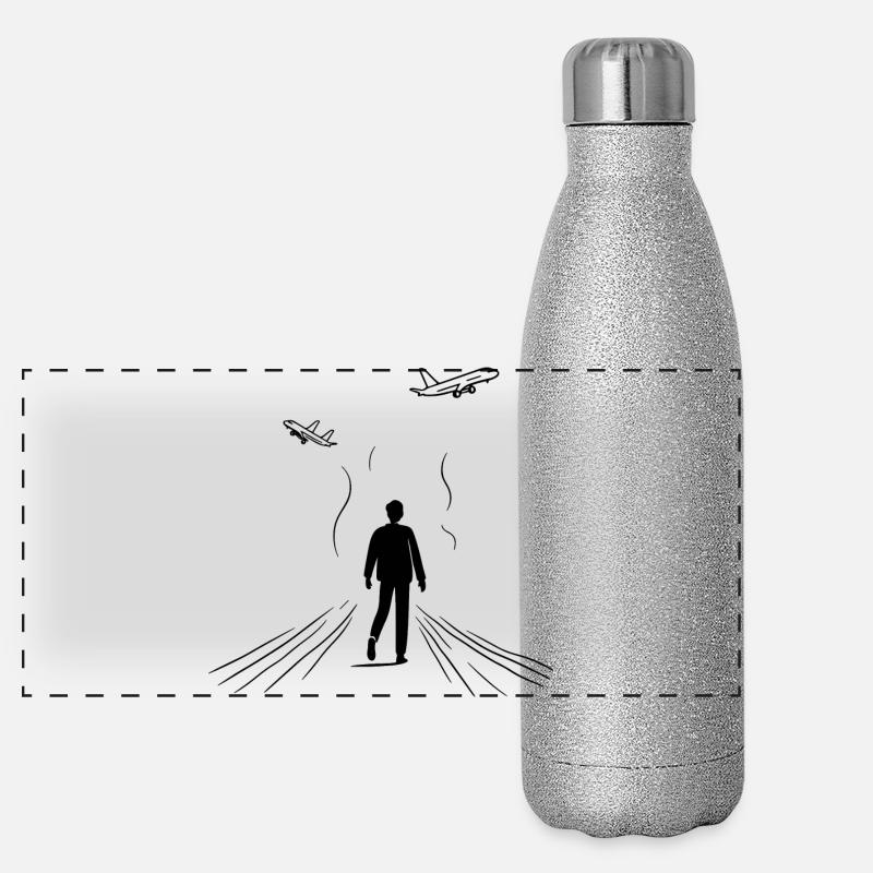 Observateur d’aéronef Gourde isotherme panoramique pailletée 500 ml