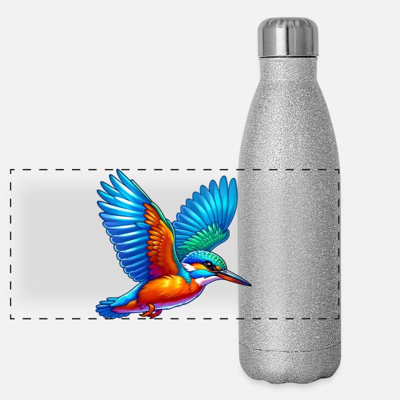 Martin-pêcheur Gourde isotherme panoramique pailletée 500 ml