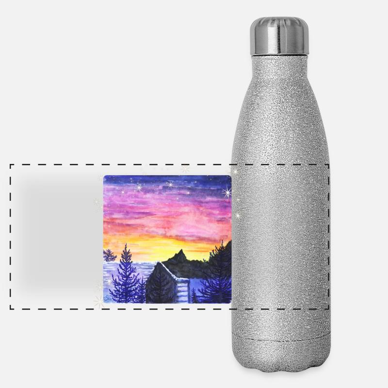 WinterSonne - Sonja Ariel von Staden Gourde isotherme panoramique pailletée 500 ml