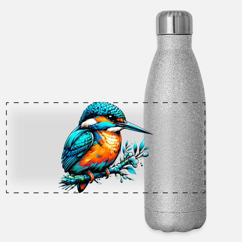 Martin-pêcheur Gourde isotherme panoramique pailletée 500 ml