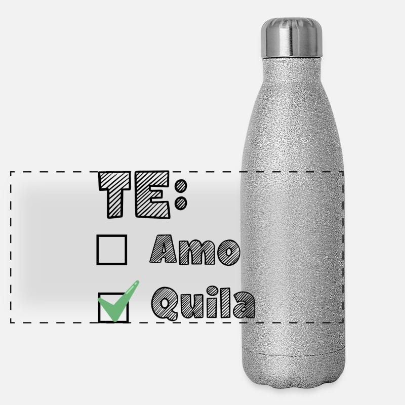 Te AmoTequila Gourde isotherme panoramique pailletée 500 ml