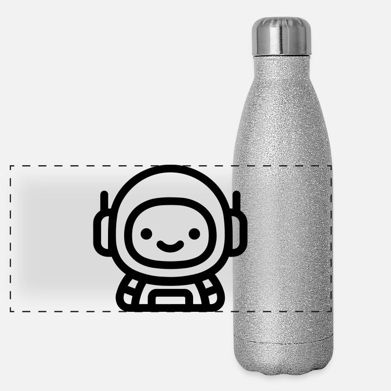 astronaute Gourde isotherme panoramique pailletée 500 ml