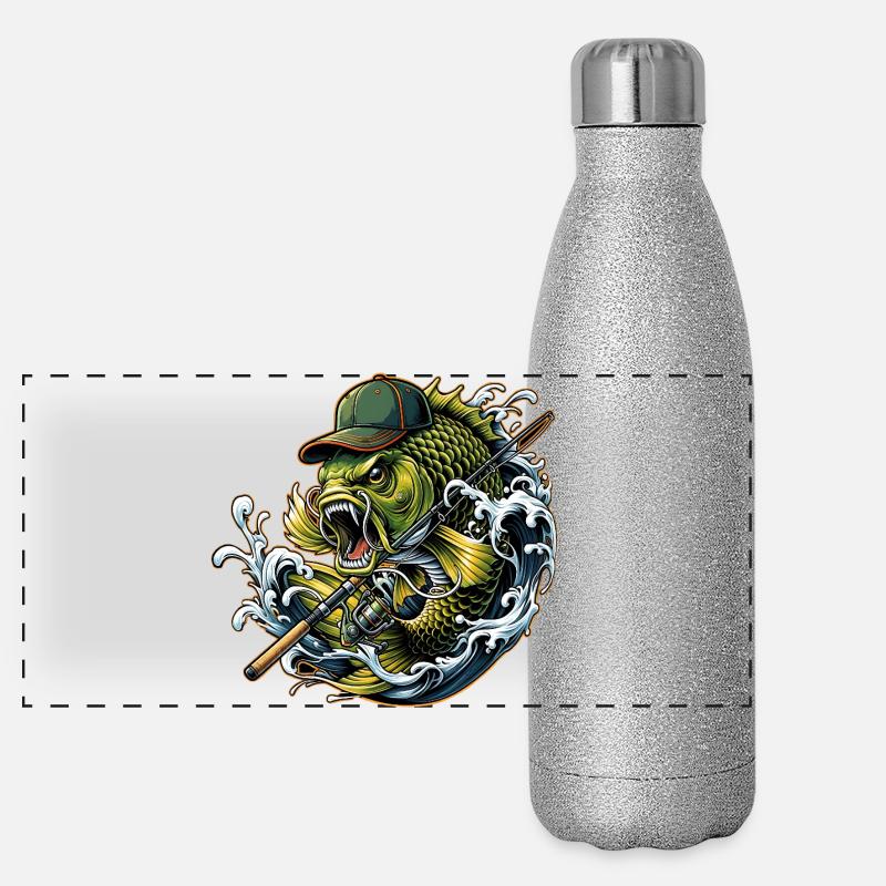 Angling Panoramic Glitter Thermal Bottle 500 ml