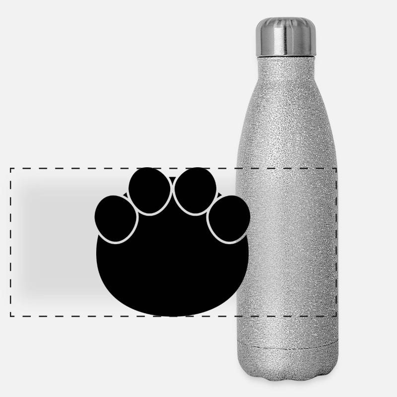 Empreinte d’éléphant Gourde isotherme panoramique pailletée 500 ml