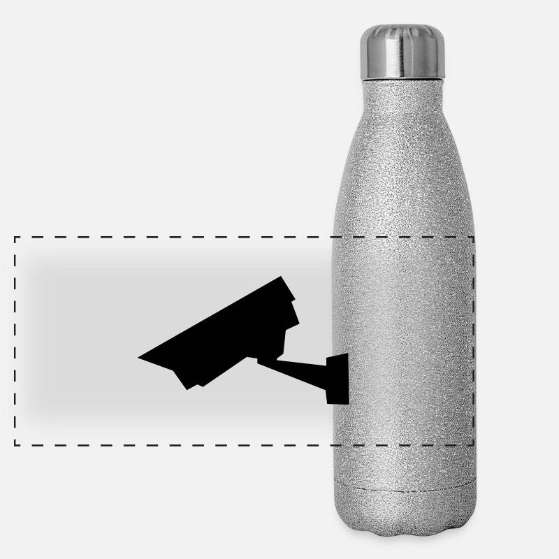 Kamera Panorama Glitzer Isolierflasche 500 ml