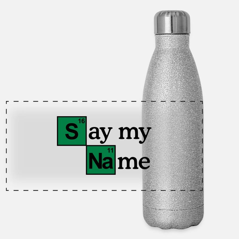 Say my name Panorama Glitzer Isolierflasche 500 ml