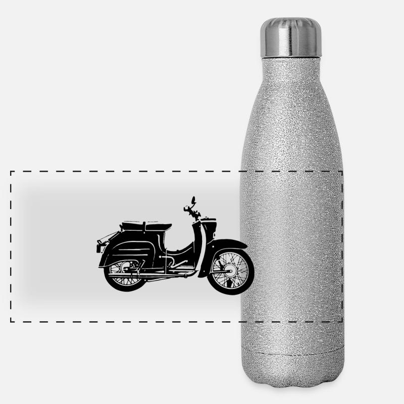 Simson Schwalbe KR51 Panorama Glitzer Isolierflasche 500 ml
