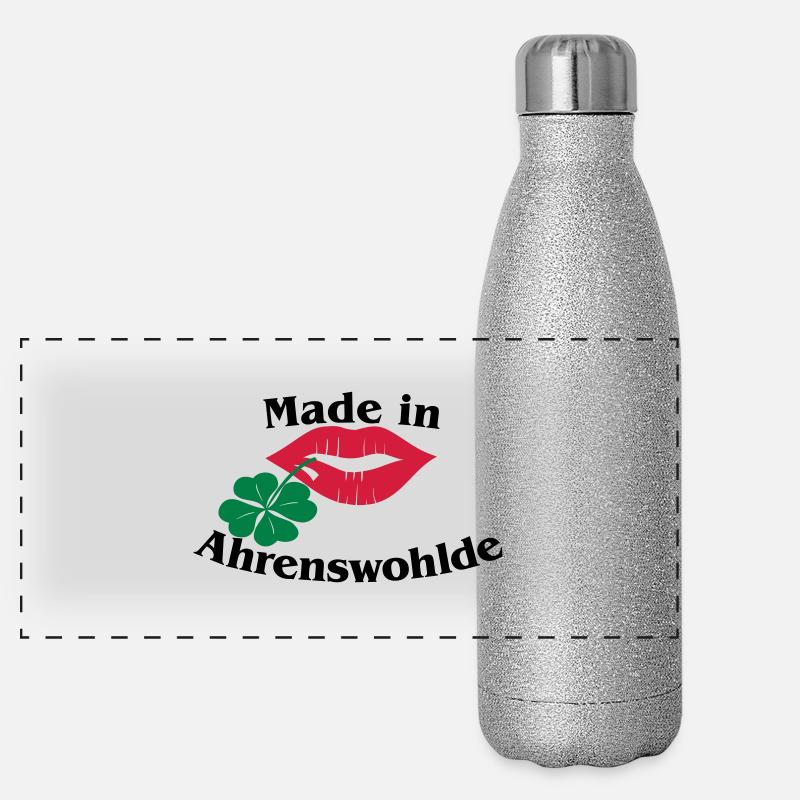 Made in Ahrenswohlde Panorama Glitzer Isolierflasche 500 ml