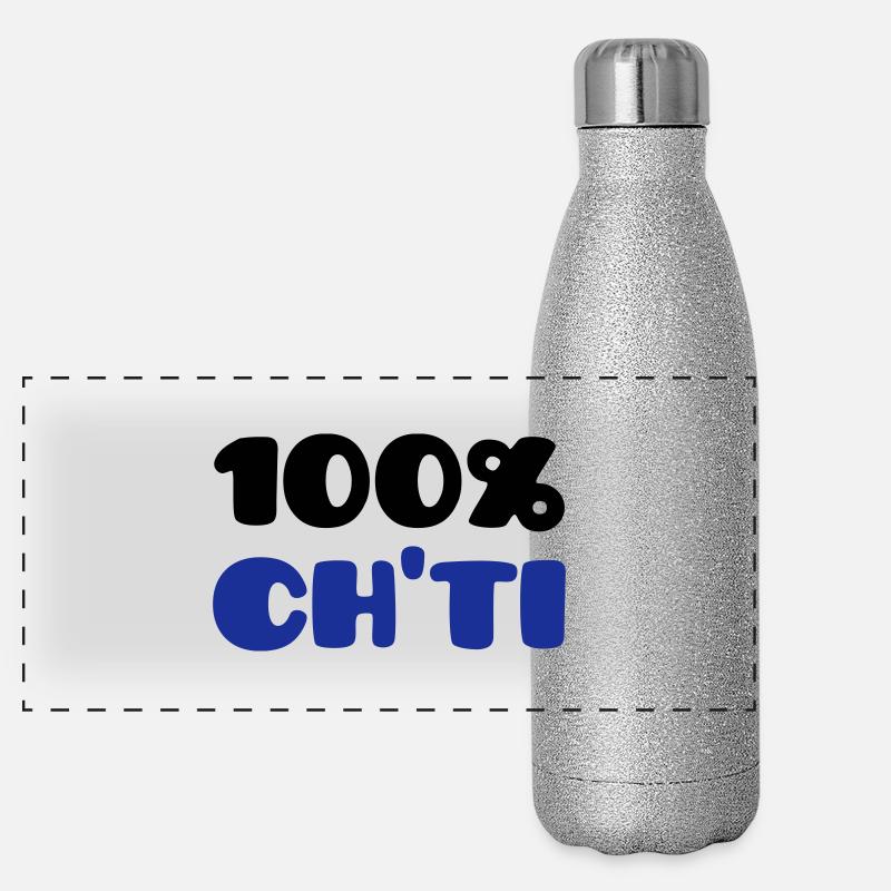 Ch'ti 100% (V) Panorama Glitzer Isolierflasche 500 ml