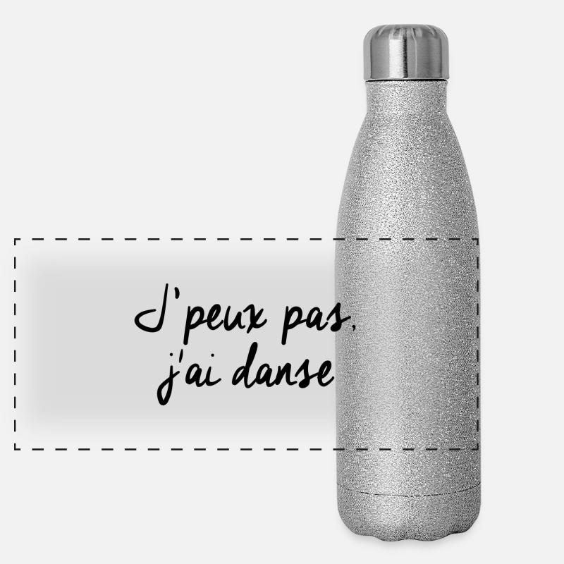 J'peux pas j'ai danse Gourde isotherme panoramique pailletée 500 ml