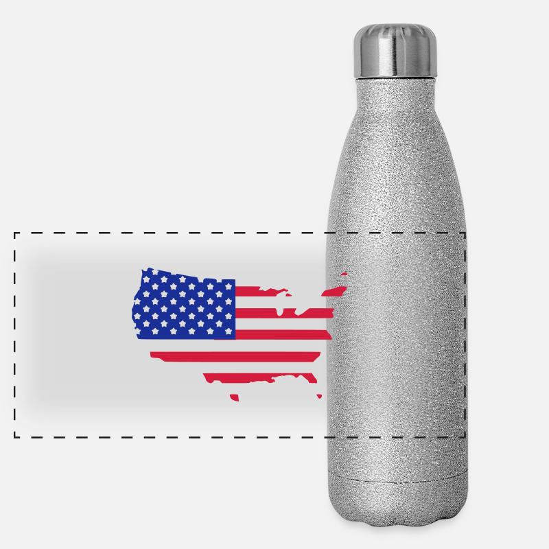 usa Panoramic Glitter Thermal Bottle 500 ml