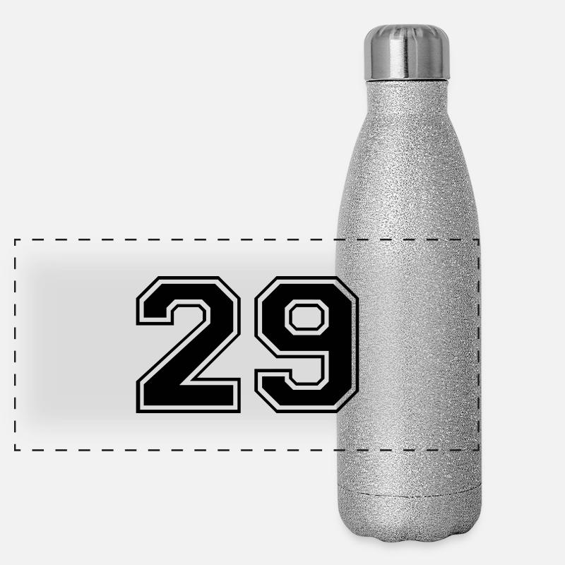 29 Panorama Glitzer Isolierflasche 500 ml