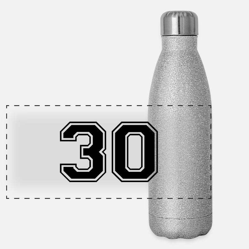 30 Gourde isotherme panoramique pailletée 500 ml