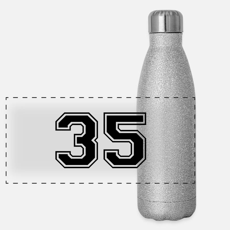 35 Gourde isotherme panoramique pailletée 500 ml