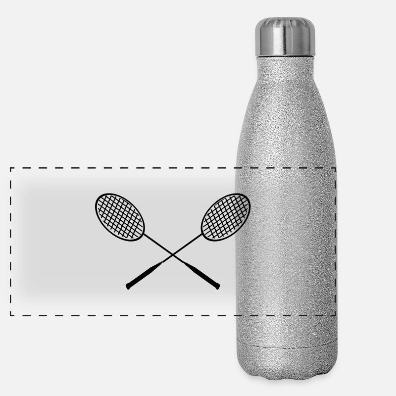 badminton rackets Gourde isotherme panoramique pailletée 500 ml