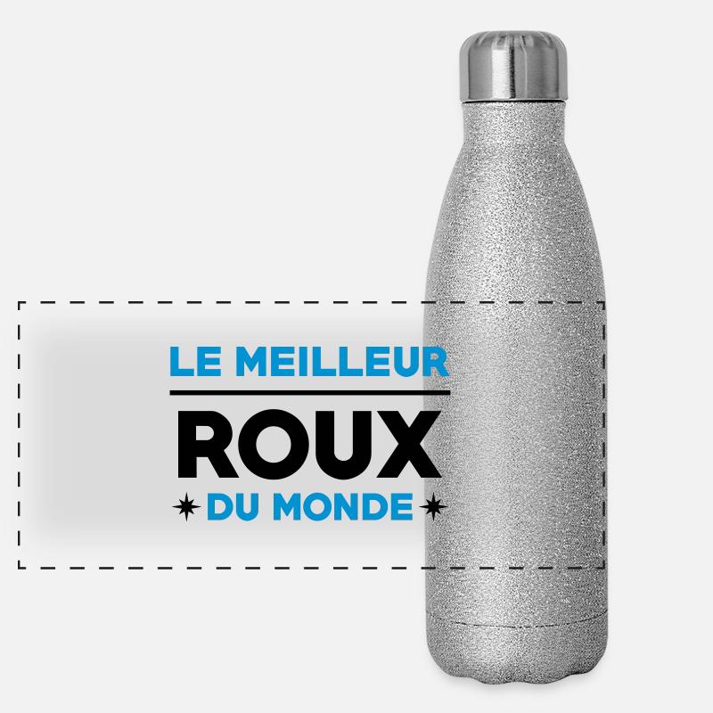 Roux / Rousse / Rousseur / Style / Mode / Rouquine Gourde isotherme panoramique pailletée 500 ml