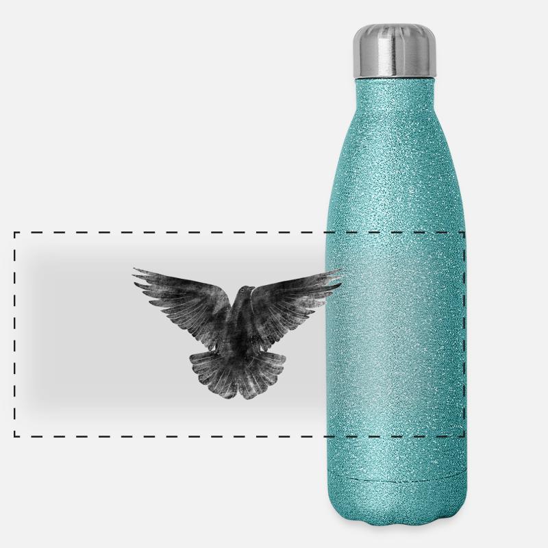 Colombe Gourde isotherme panoramique pailletée 500 ml