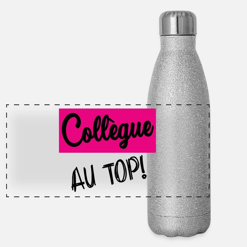 KOLLEGE Panorama Glitzer Isolierflasche 500 ml