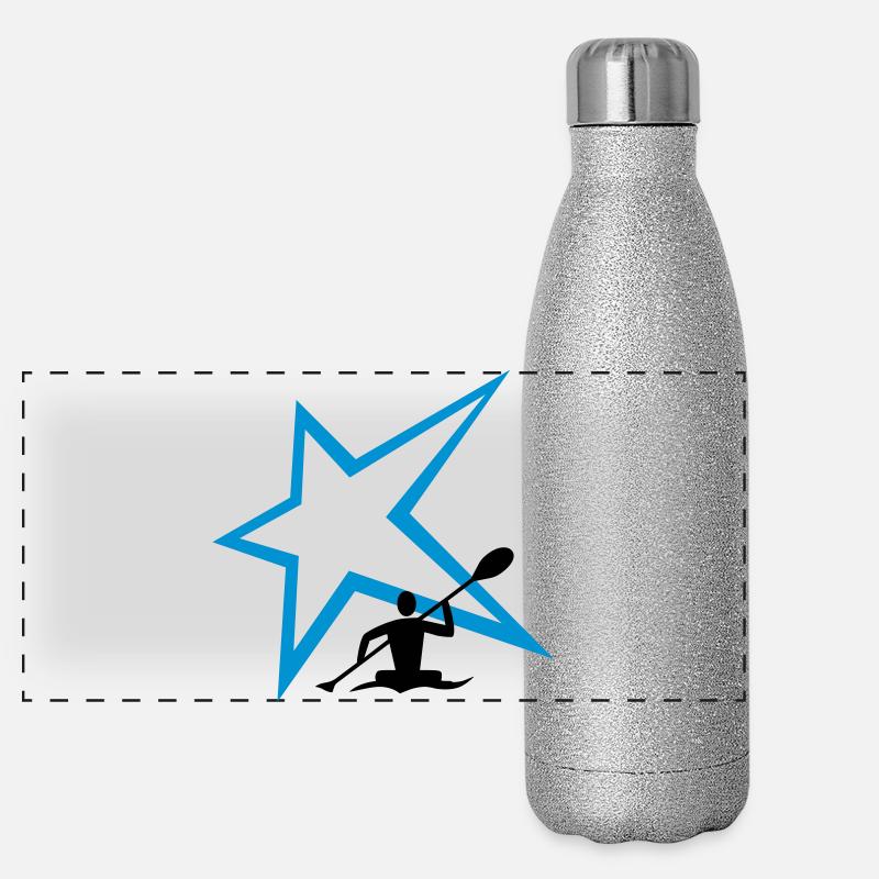 Kanu Stern Panorama Glitzer Isolierflasche 500 ml