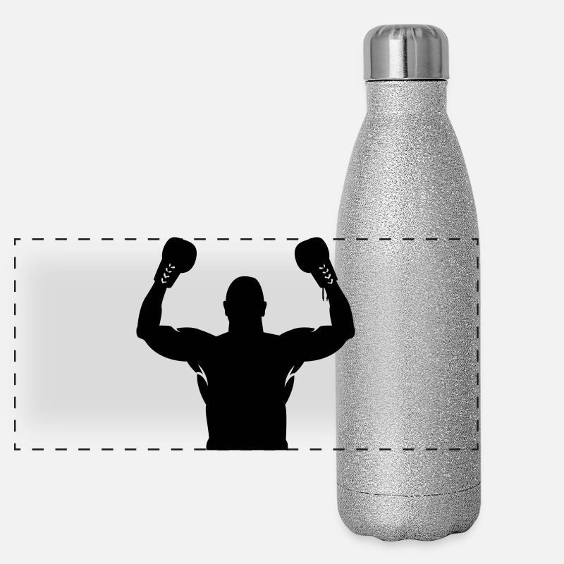 boxing Panoramic Glitter Thermal Bottle 500 ml