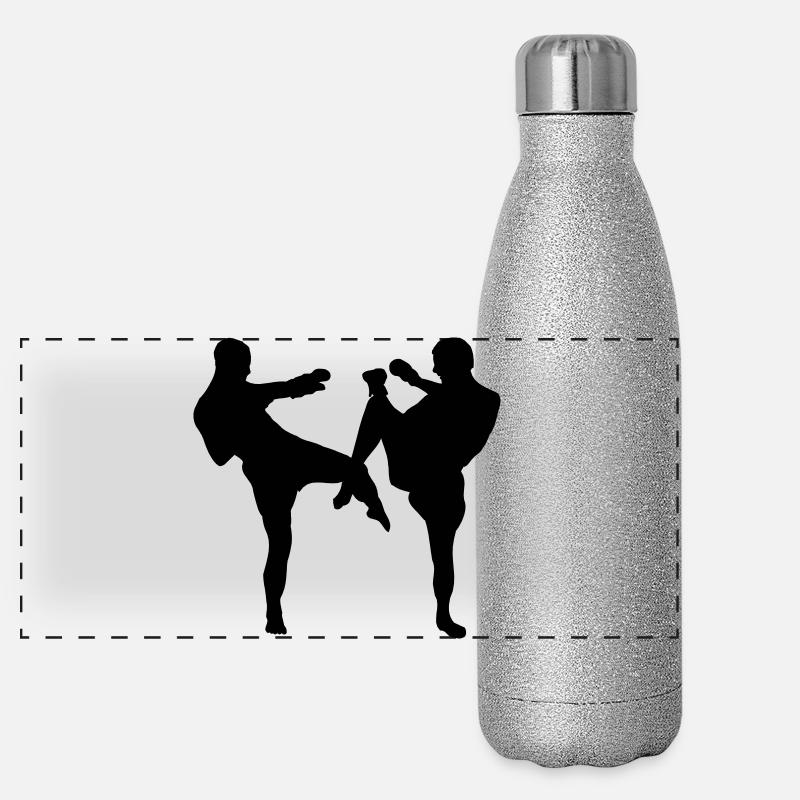 Kickboxing boxing Panoramic Glitter Thermal Bottle 500 ml