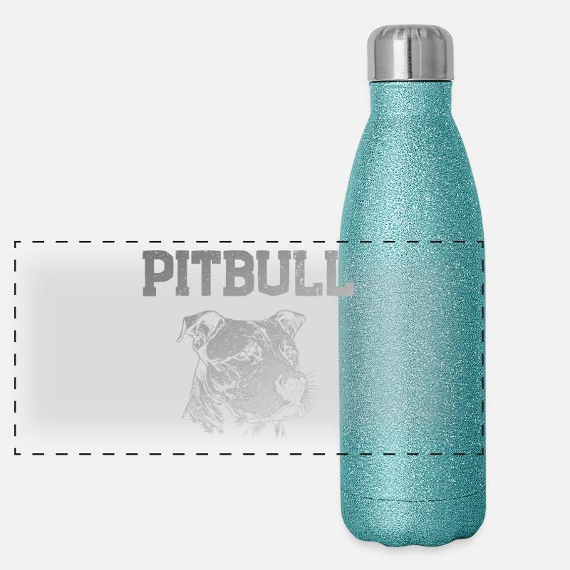 Pitbull Gourde isotherme panoramique pailletée 500 ml