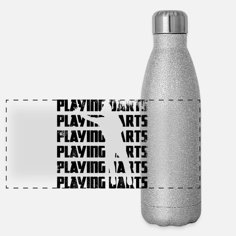 Dard Gourde isotherme panoramique pailletée 500 ml