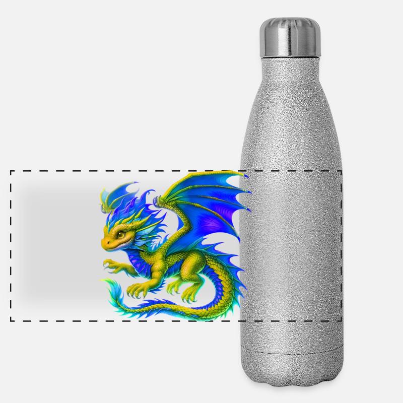 Dragon Panoramic Glitter Thermal Bottle 500 ml