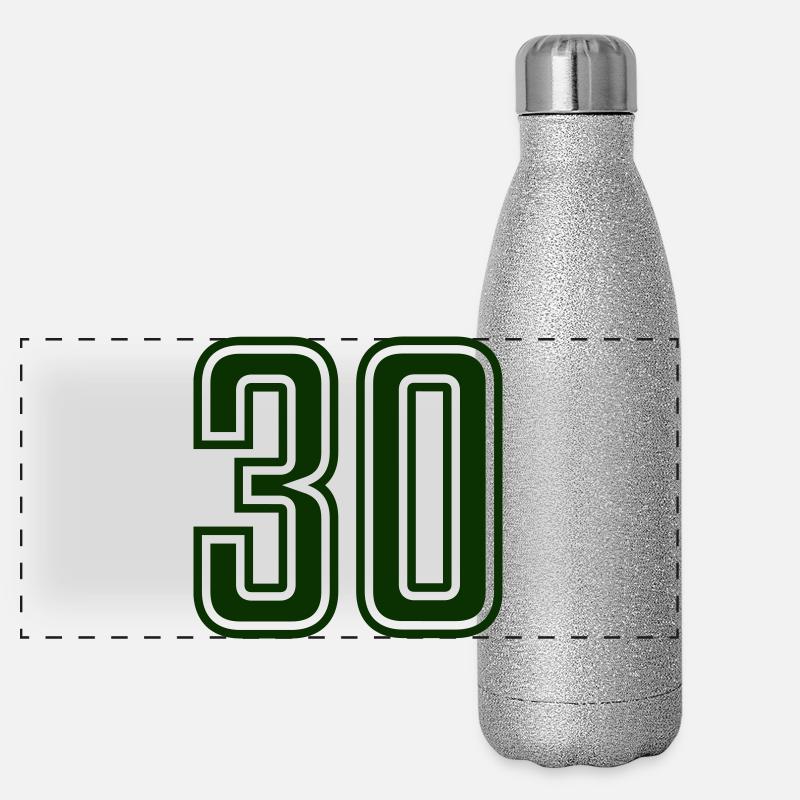 30 Panorama Glitzer Isolierflasche 500 ml