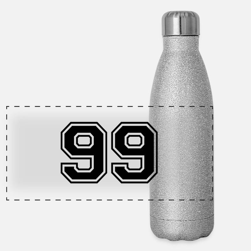 99 Panorama Glitzer Isolierflasche 500 ml