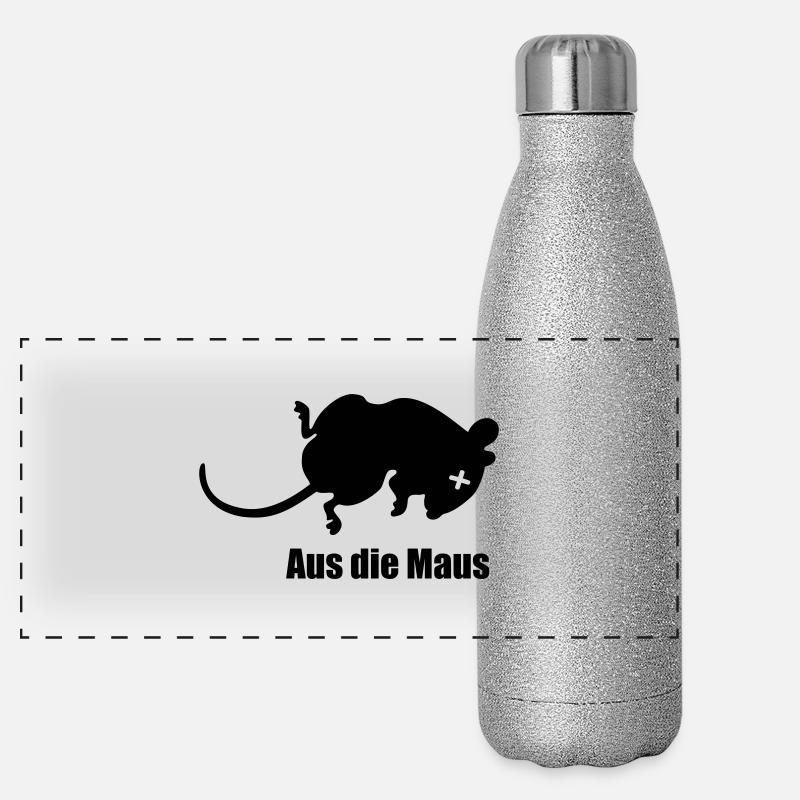 De la souris Gourde isotherme panoramique pailletée 500 ml