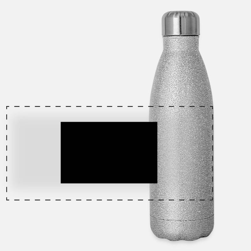 Flagge Bayern Rauten Panorama Glitzer Isolierflasche 500 ml